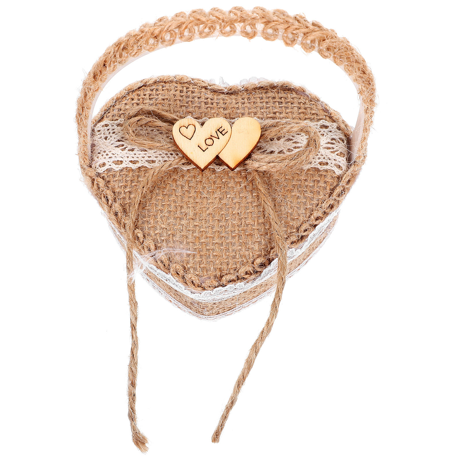 Storage Basket Fabric - Delicate Ring Storage Basket Rustic Wood