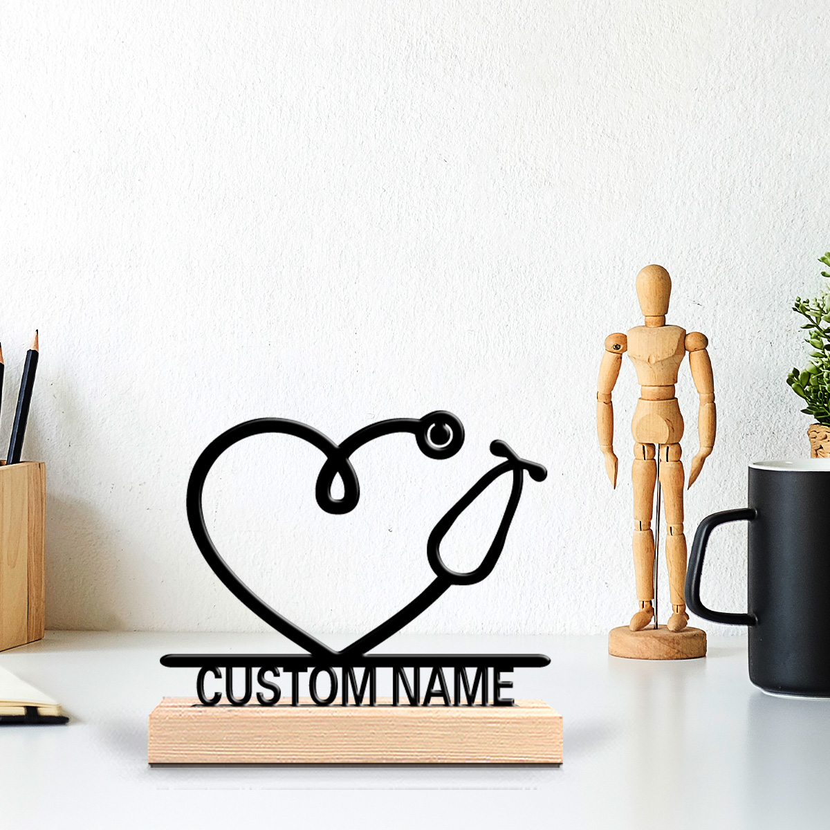 Baby Nursery Hanging Decor - 1pc Beauty Personalized Custom Compassion Metal