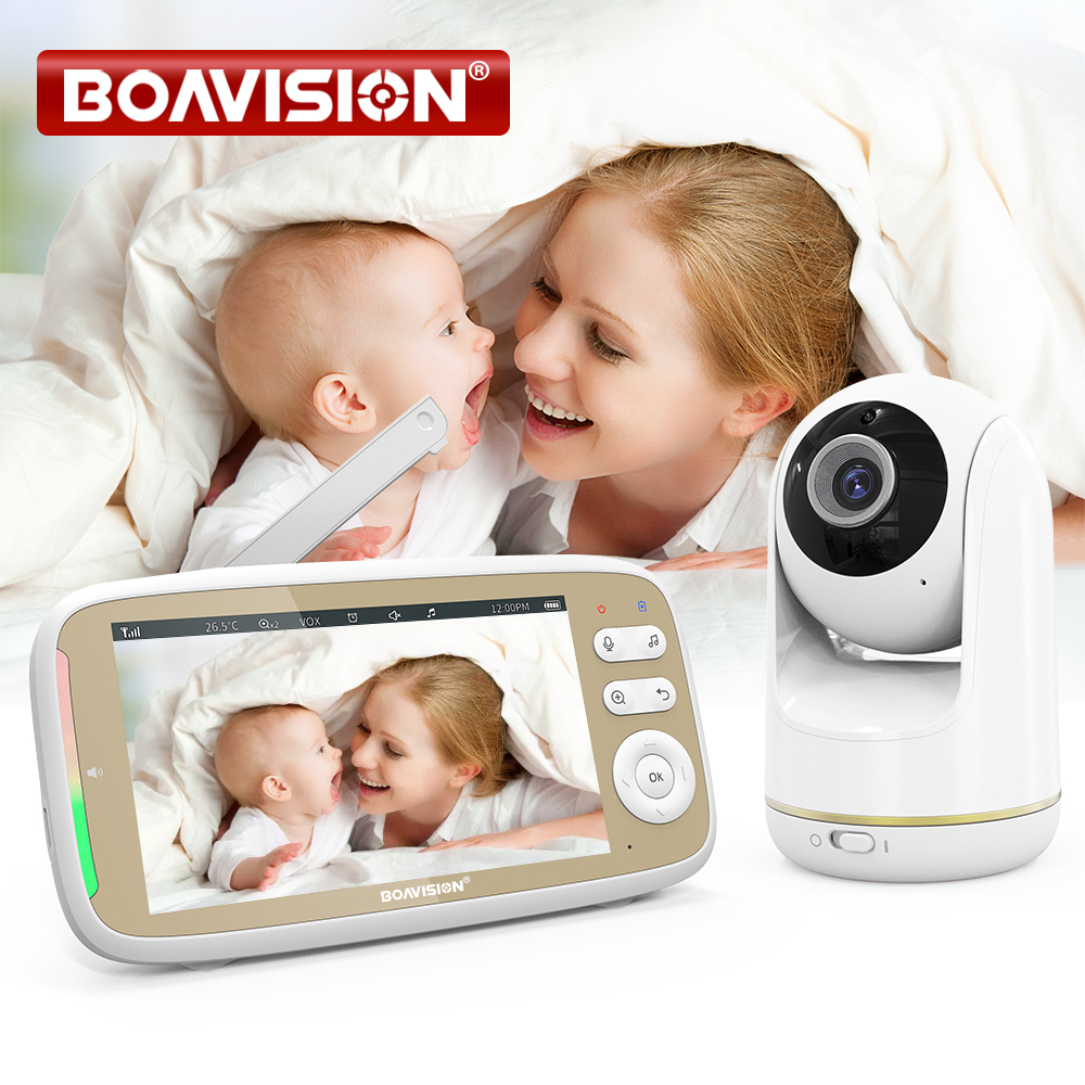 Wearable Baby Monitor - VB803 Baby Monitor 5 Inch 720P