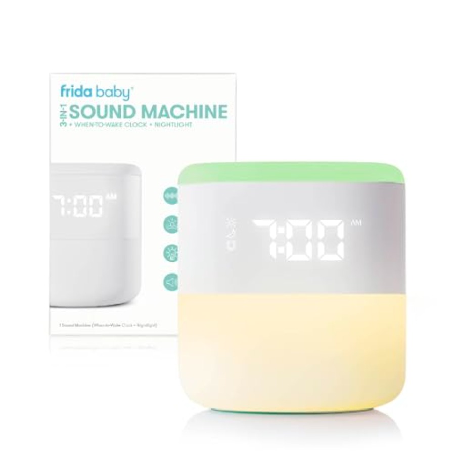 Sound Sleep Trainer Clock - Frida Baby 3-in-1 Alarm Clock +