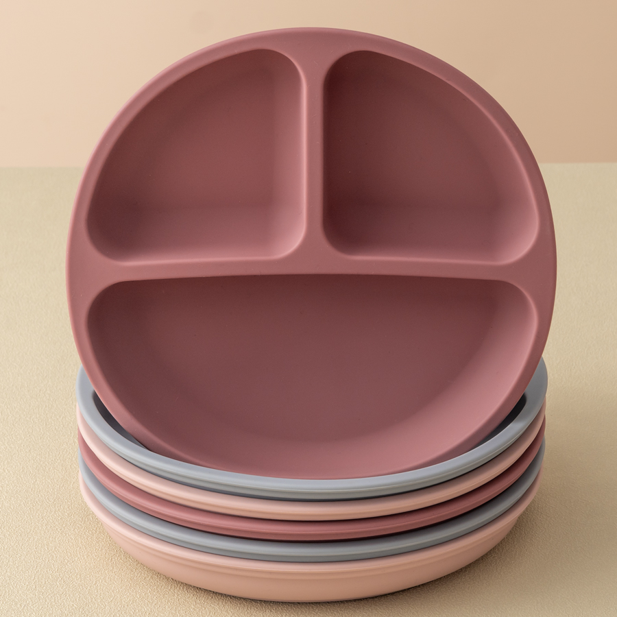 Baby Nursery Accessories - 1PCS Baby Sucker Silicone Dining Plate