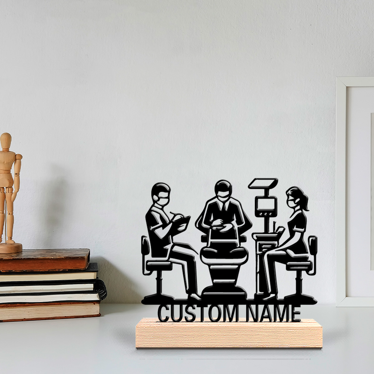 Baby Nursery Hanging Decor - 1pc Cartoon Personalized Custom Doctor Metal