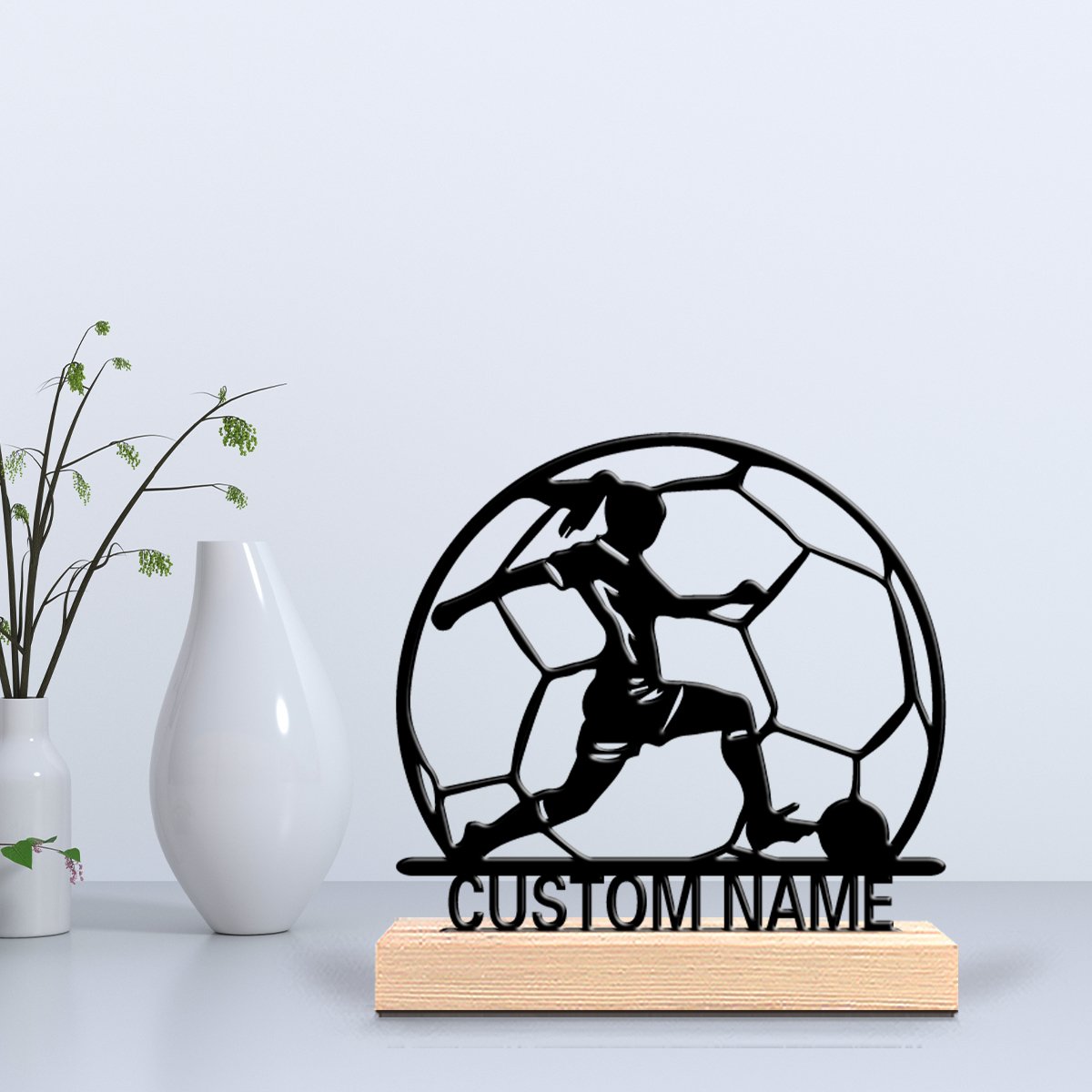 Baby Nursery Hanging Decor - 1pc Cute Personalized Custom football Hanging