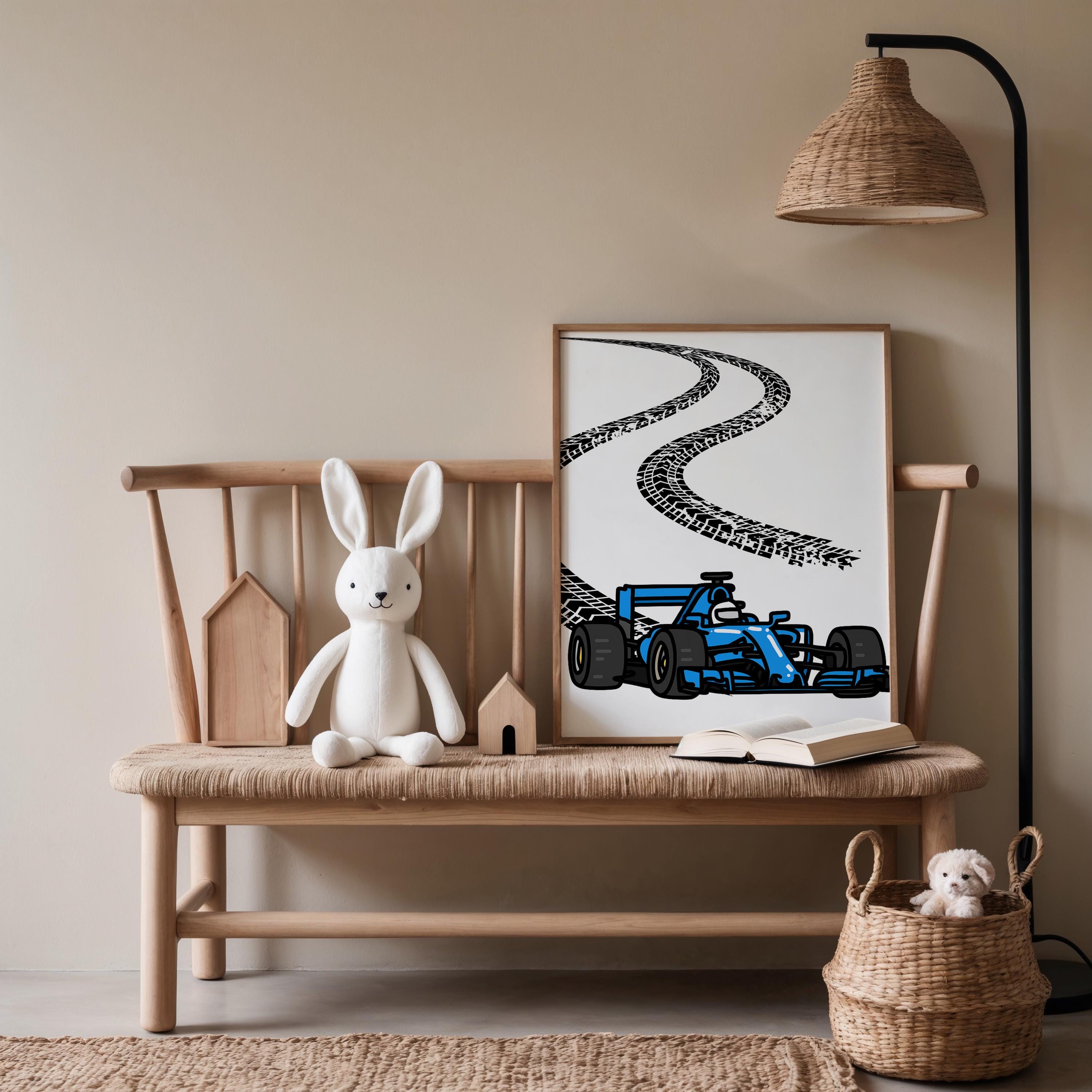 Custom Name Racing Car Nursery - Baby Nursery Posters 리뷰 및 가격