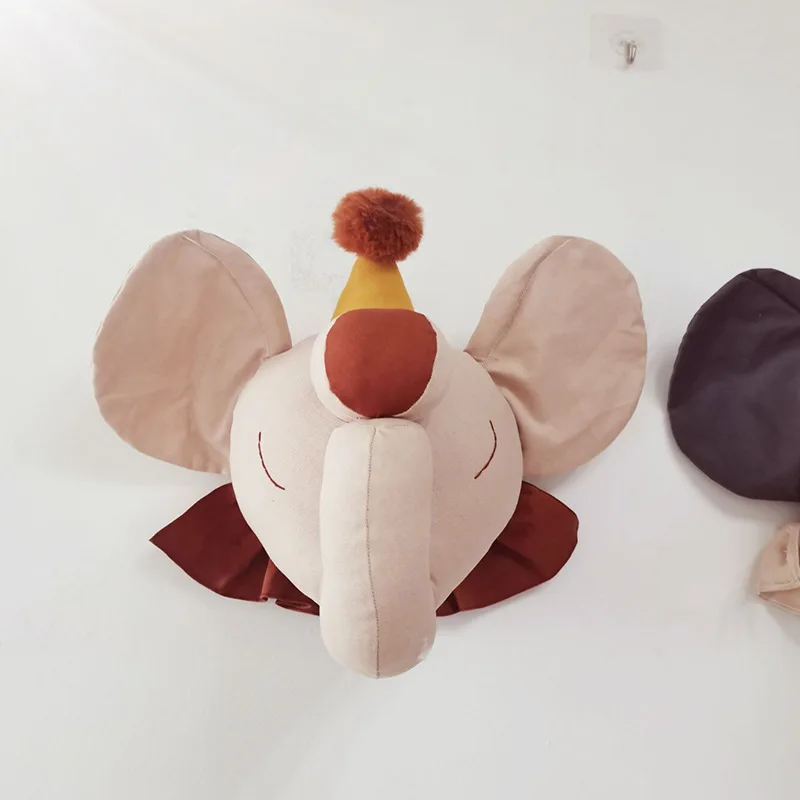 INS Cartoon Animals Head Wall  - Baby Nursery Hanging Decor 리뷰 및 가격