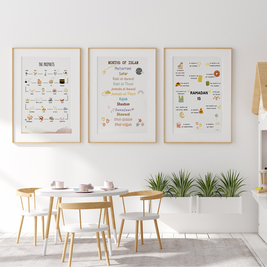 1pc frameless  Islam Muslim Pr - Baby Nursery Posters 리뷰 및 가격