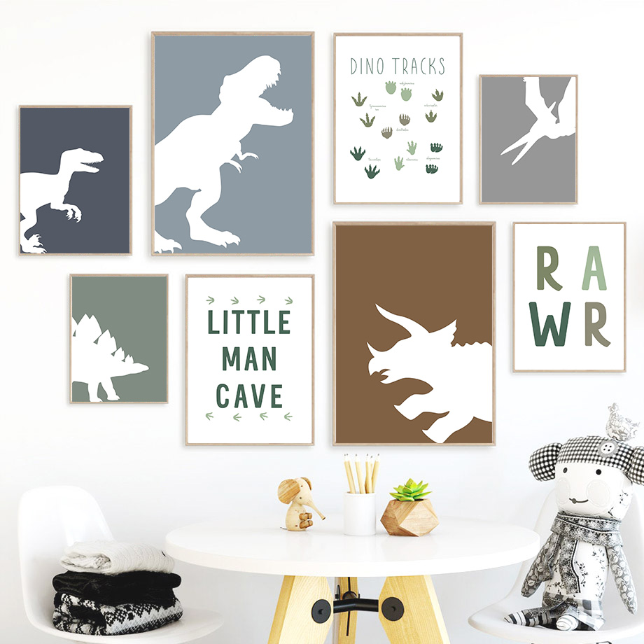 (2D canvas painting)Jurassic D - Baby Nursery Posters 리뷰 및 가격