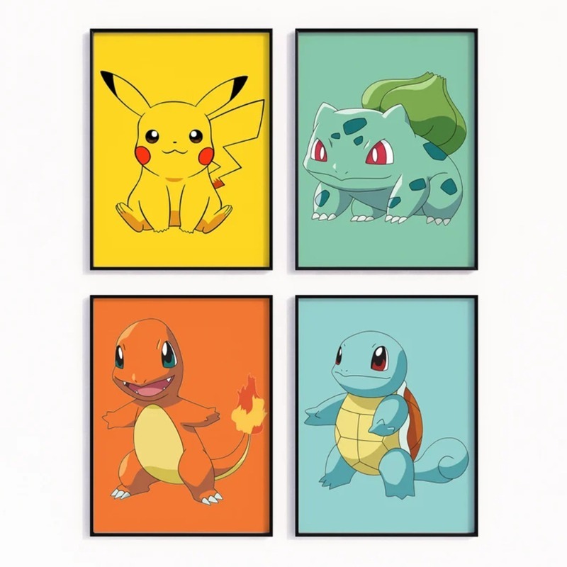 Cartoon Anime Poster Pokemon P - Baby Nursery Hanging Decor 리뷰 및 가격