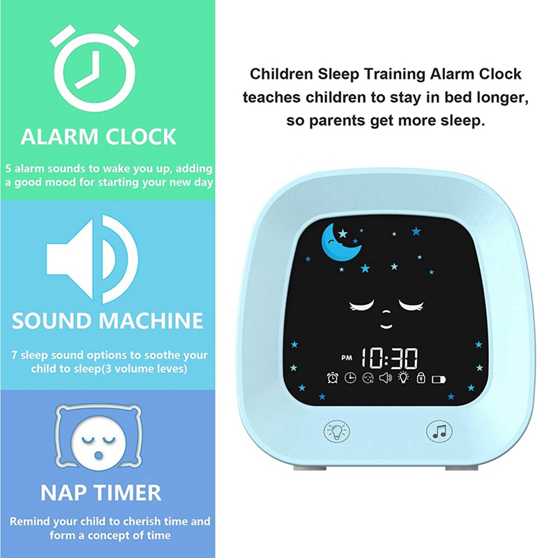 1 Set Children's Sleep Trainer - Sound Sleep Trainer Clock 리뷰 및 가격