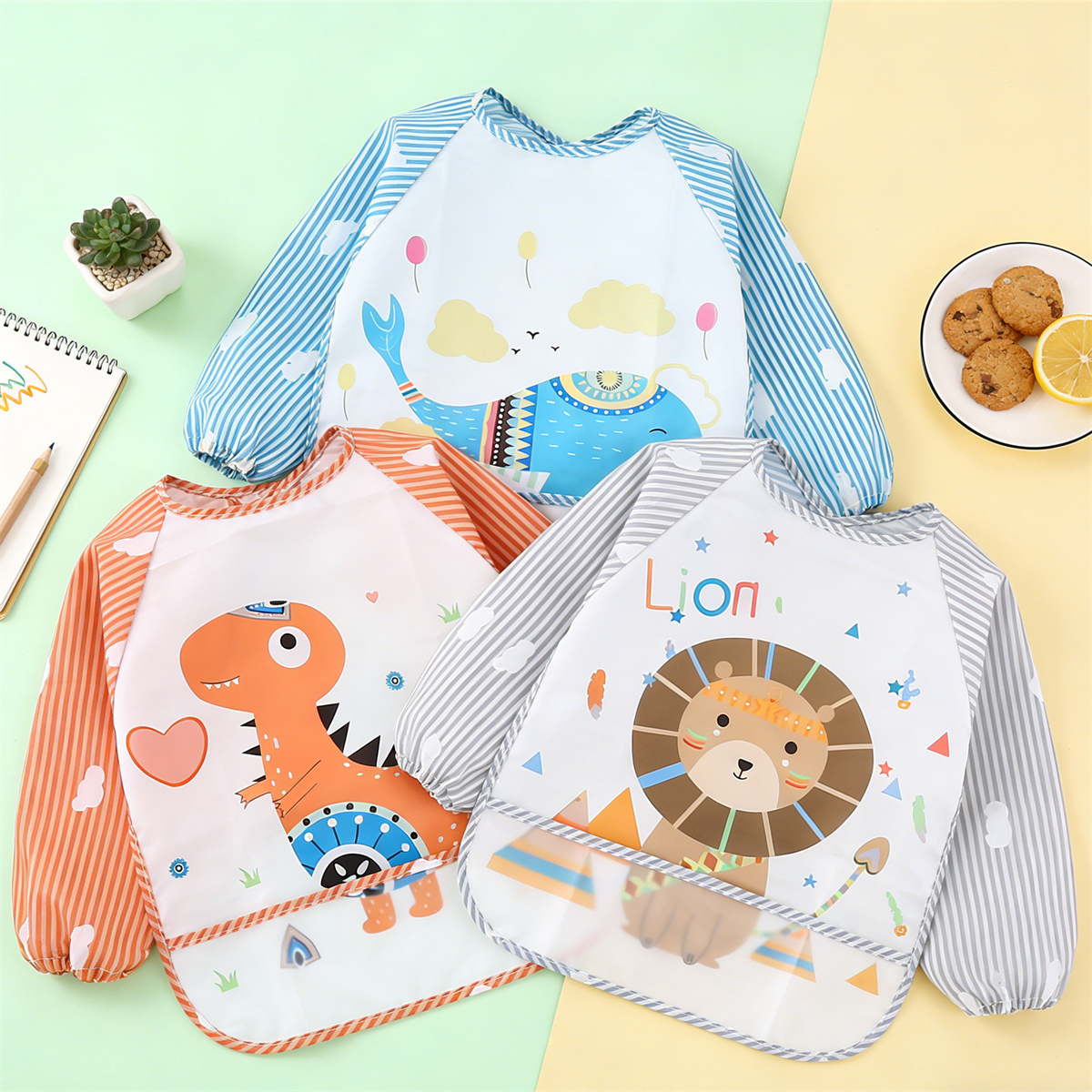 2pcs Waterproof Full Sleeve Ba - Baby Nursery Accessories 리뷰 및 가격