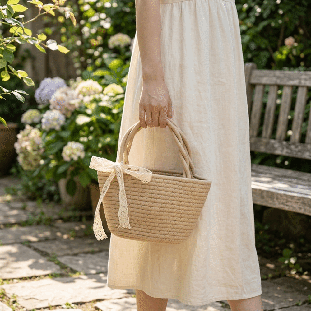 Fashion Cotton Thread Woven Co - Storage Basket Fabric 리뷰 및 가격