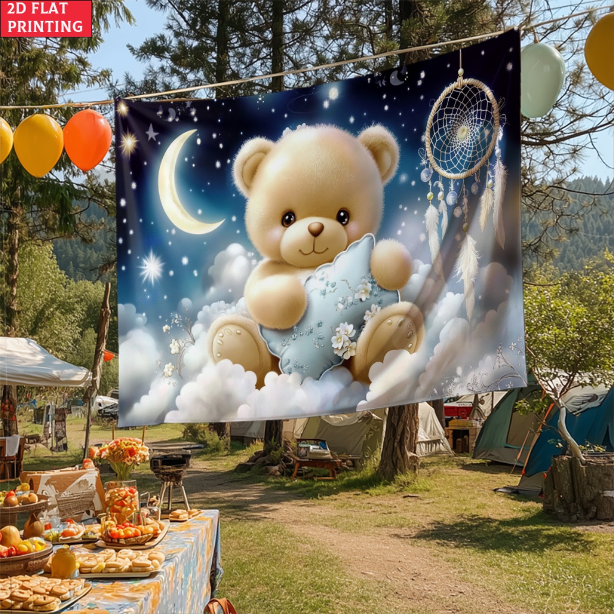 Cute Teddy Bear DreamCatcher T - Baby Nursery Hanging Decor 리뷰 및 가격
