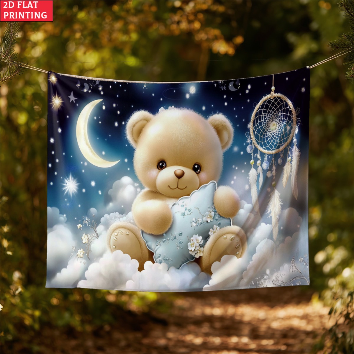 Cute Teddy Bear DreamCatcher T - Baby Nursery Hanging Decor 리뷰 및 가격