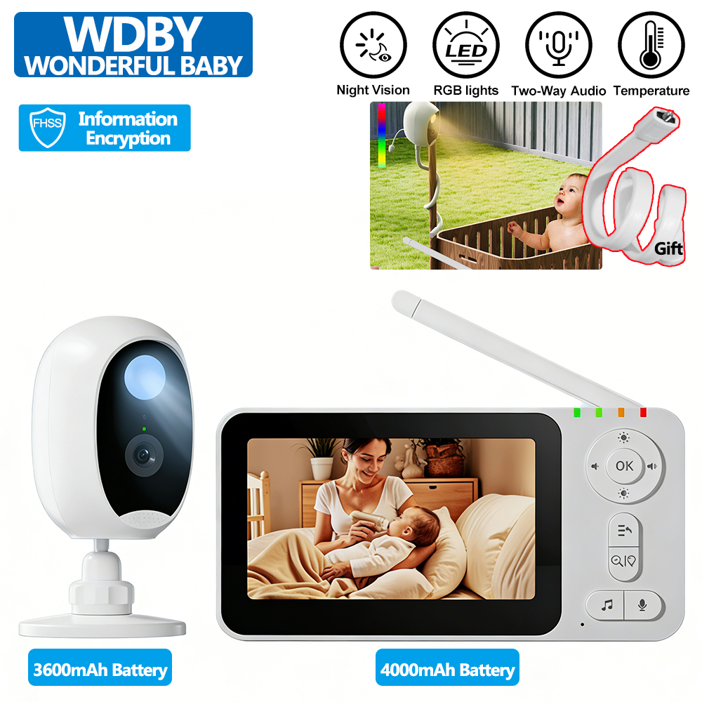 4.3-inch Intelligent Baby Moni - Wearable Baby Monitor 리뷰 및 가격
