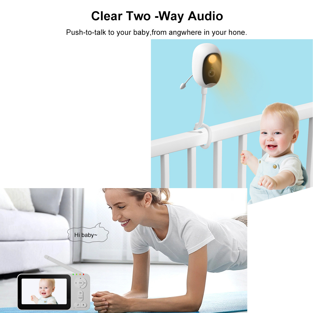 4.3-inch Intelligent Baby Moni - Wearable Baby Monitor 리뷰 및 가격