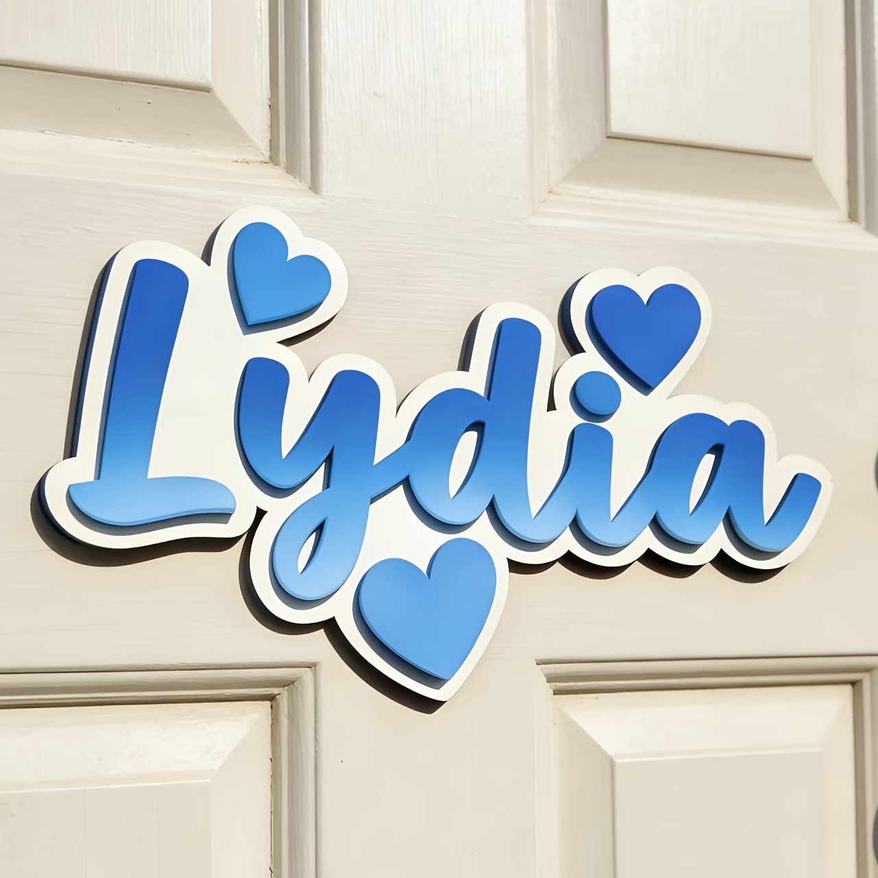 Personalized Gradient Heart Na - Baby Nursery Hanging Decor 리뷰 및 가격