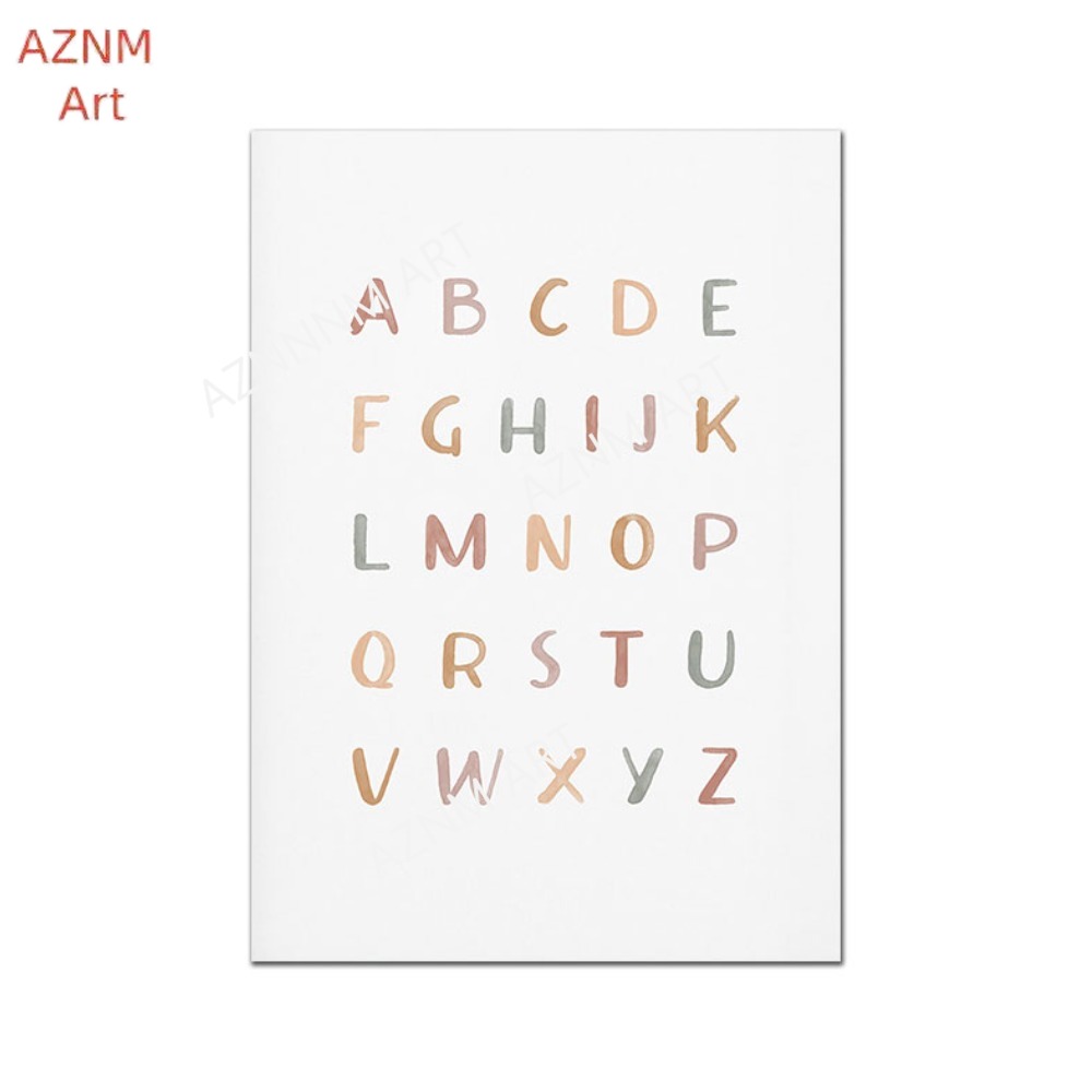 1/3PCS ，Poster Custom ABC 123  - Baby Nursery Posters 리뷰 및 가격