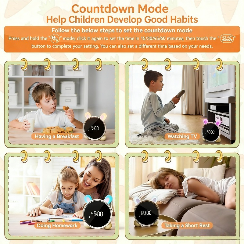 Kids Alarm Clock Ready to Rise - Sound Sleep Trainer Clock 리뷰 및 가격