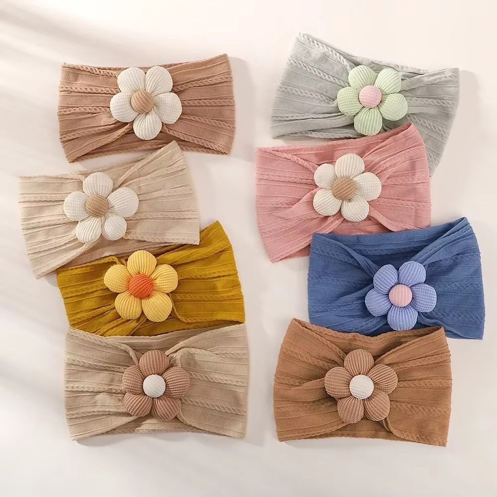 Cute Flower Infant Wide Headba - Baby Wrap Stretchy 리뷰 및 가격