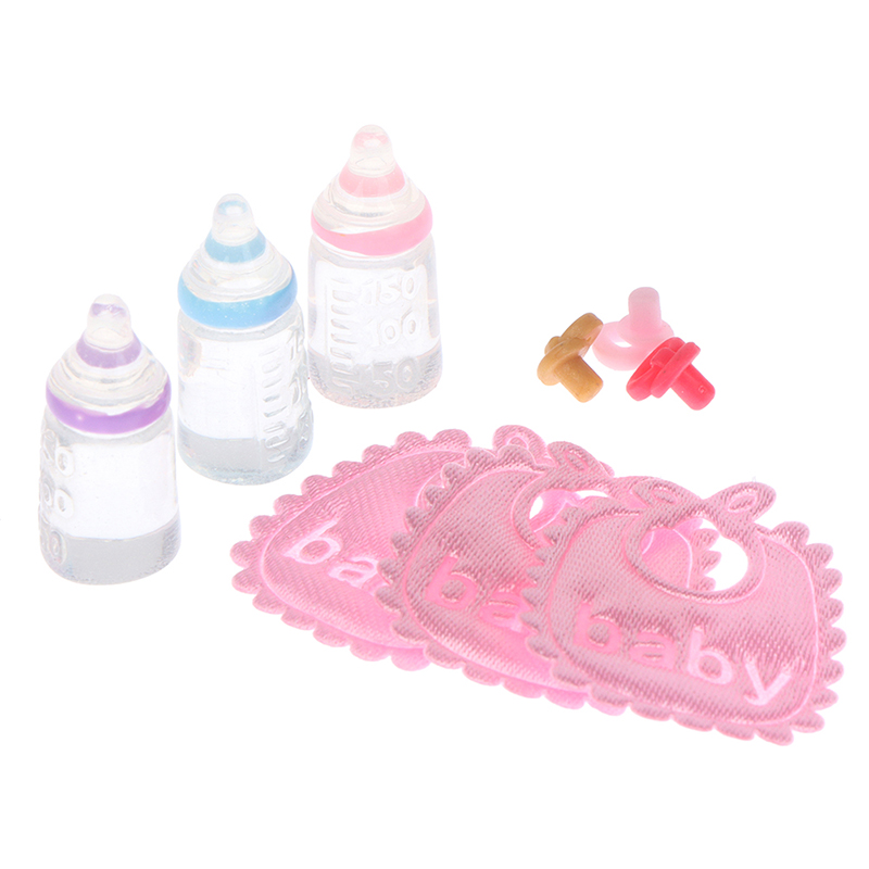 3PCS 1:12 Dolls House Miniatur - Baby Nursery Accessories 리뷰 및 가격