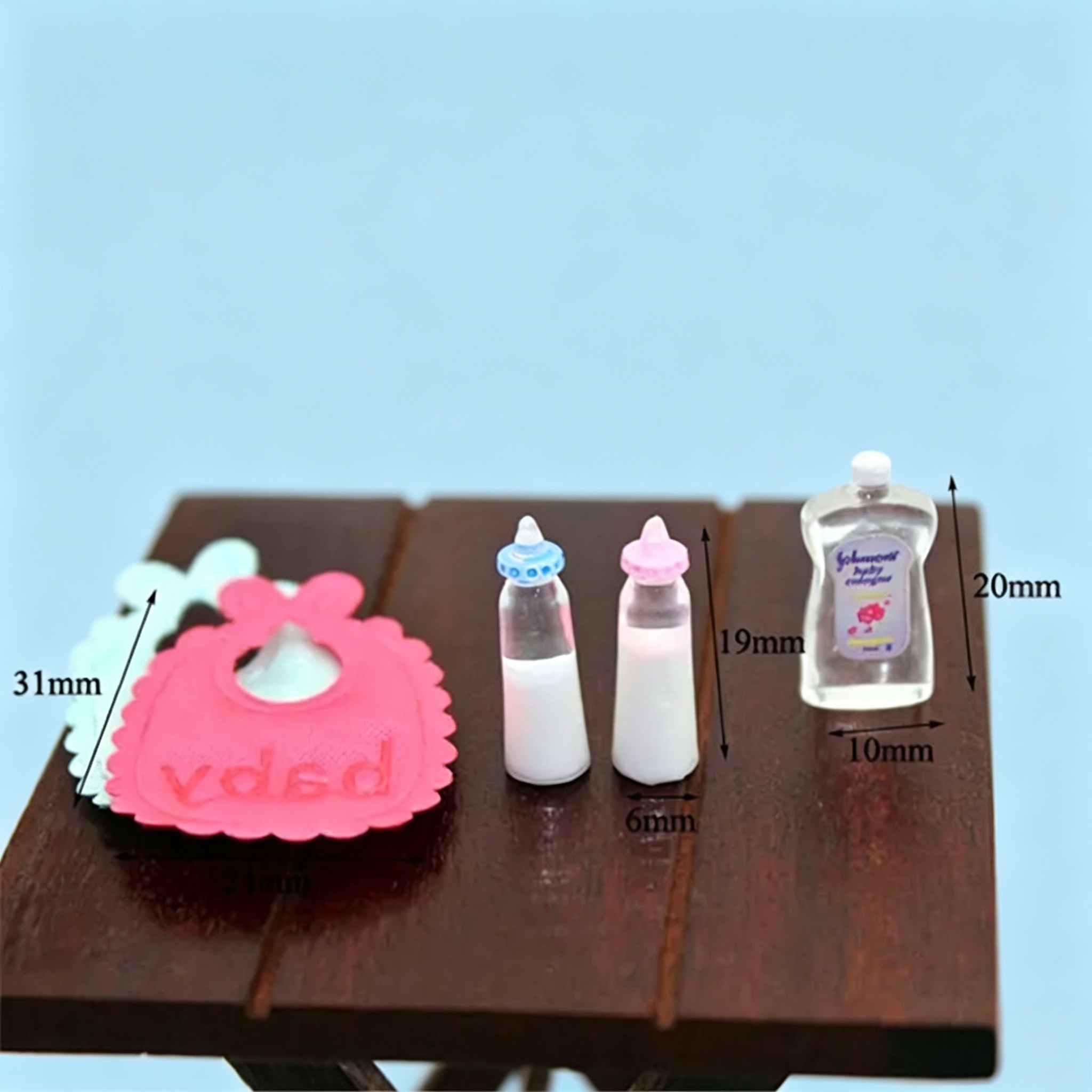 1:12 Scale Dollhouse Mini Baby - Baby Nursery Accessories 리뷰 및 가격