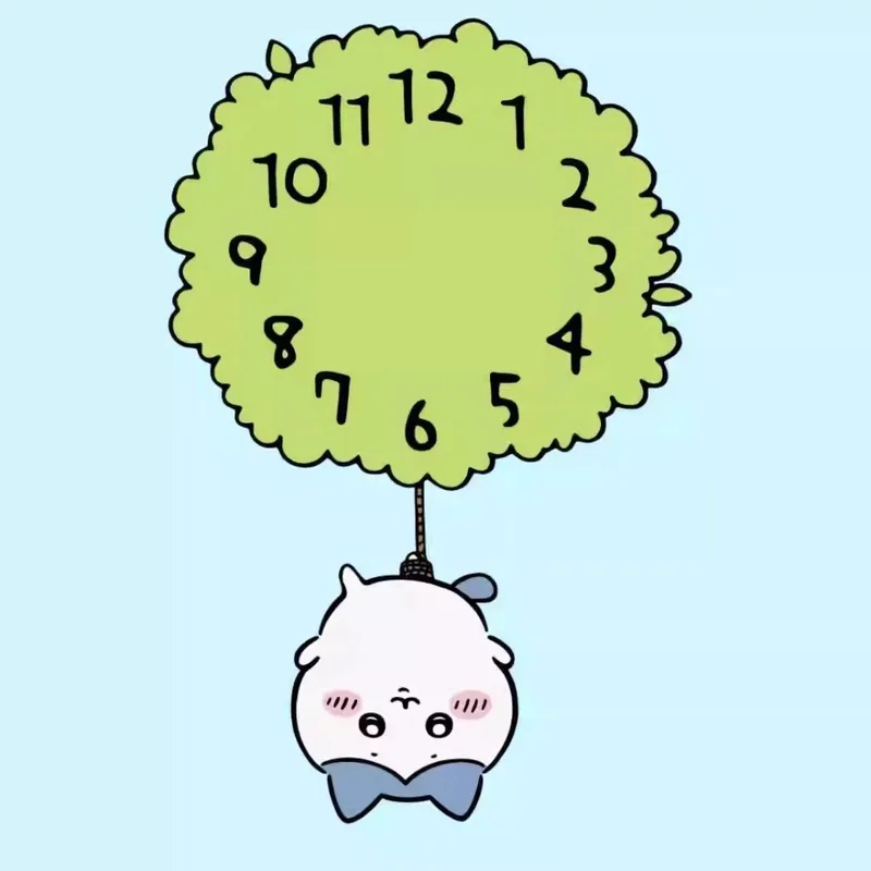 Cute Chiikawa Pendulum Wall Cl - Baby Nursery Hanging Decor 리뷰 및 가격