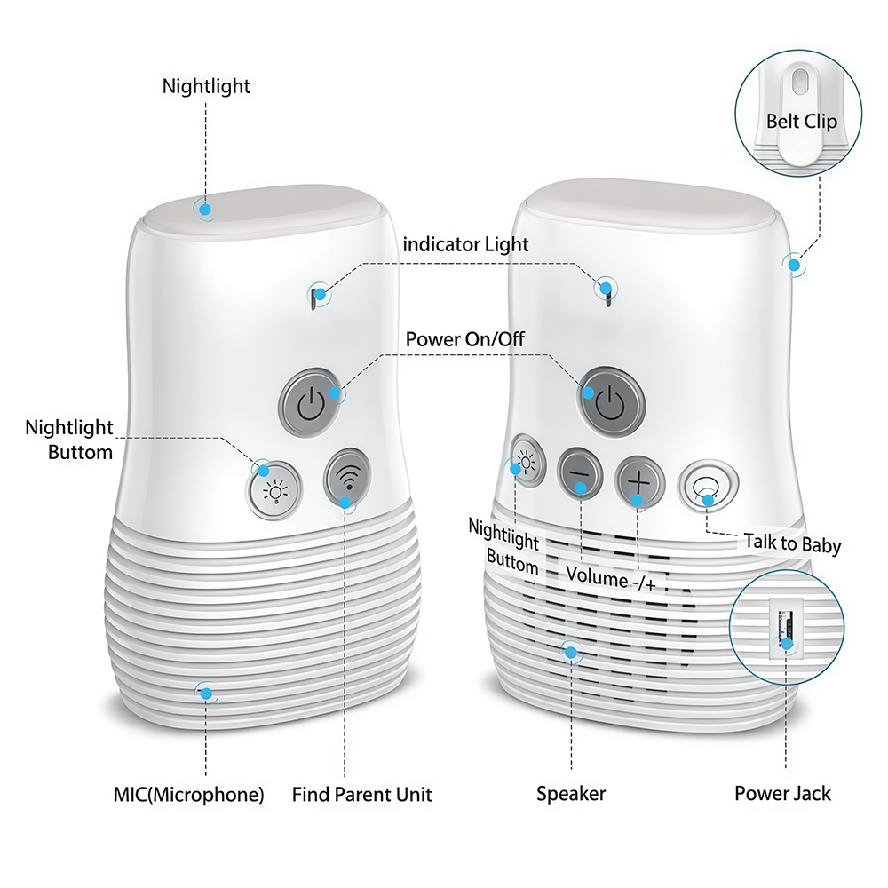 2.4Ghz Wireless Baby Monitor S - Wearable Baby Monitor 리뷰 및 가격