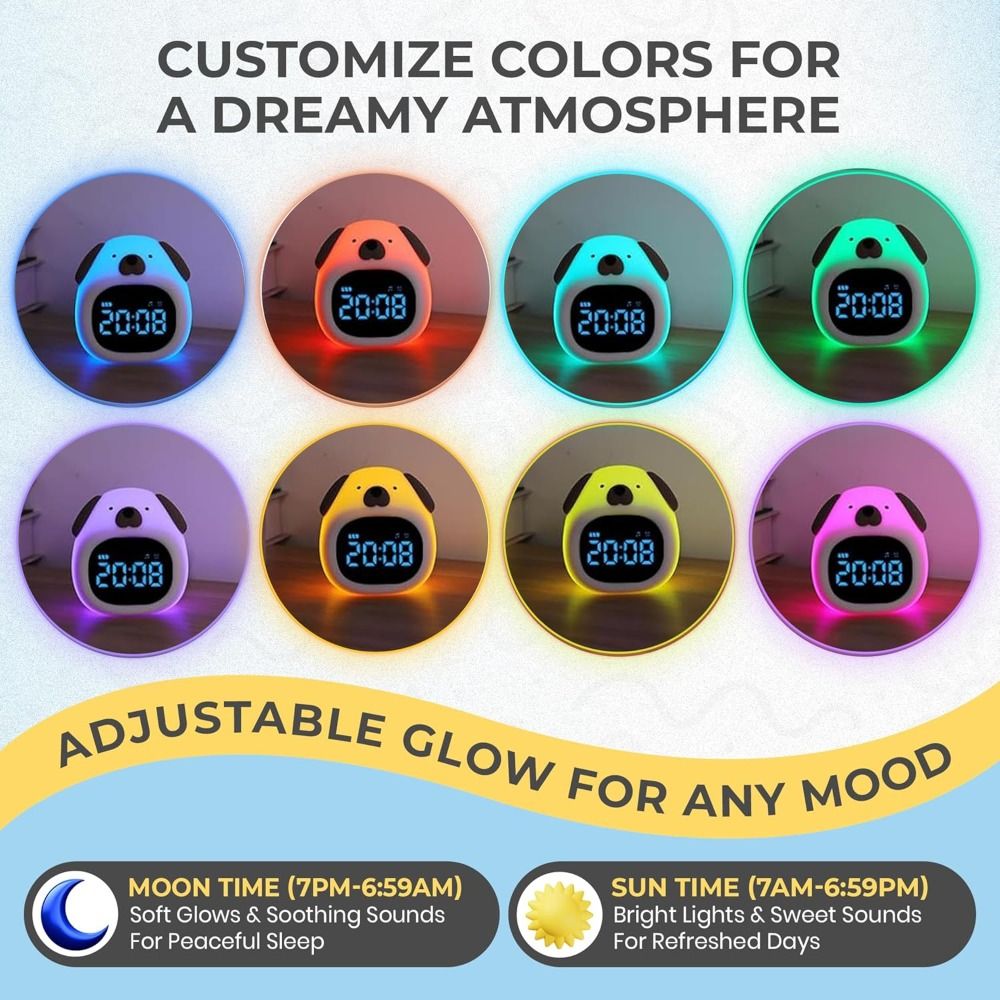 New Bright Alarm Clock with Sl - Sound Sleep Trainer Clock 리뷰 및 가격