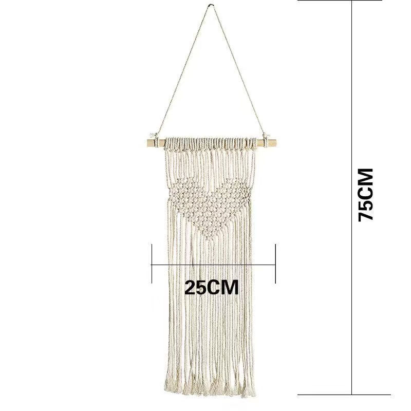 Heart Wooden stick Bohemian Ch - Baby Nursery Hanging Decor 리뷰 및 가격