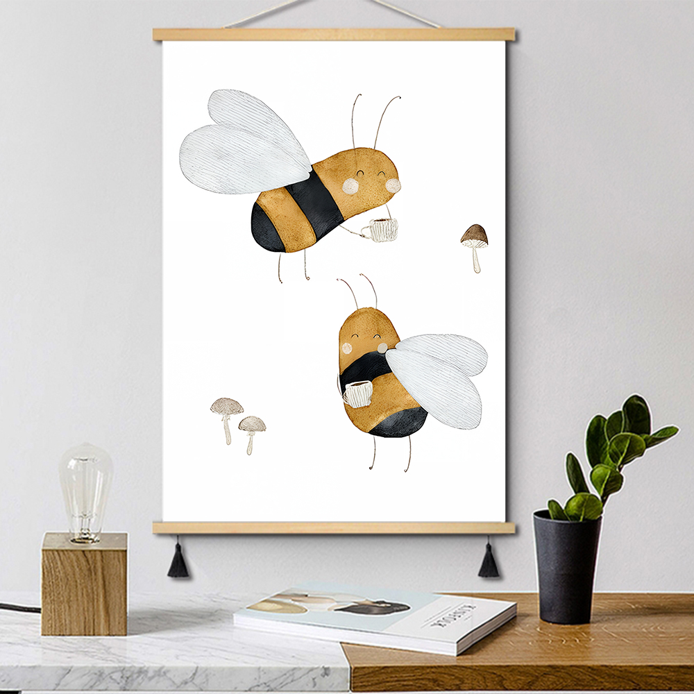 Boho Cartoon Posters Print Bea - Baby Nursery Posters 리뷰 및 가격