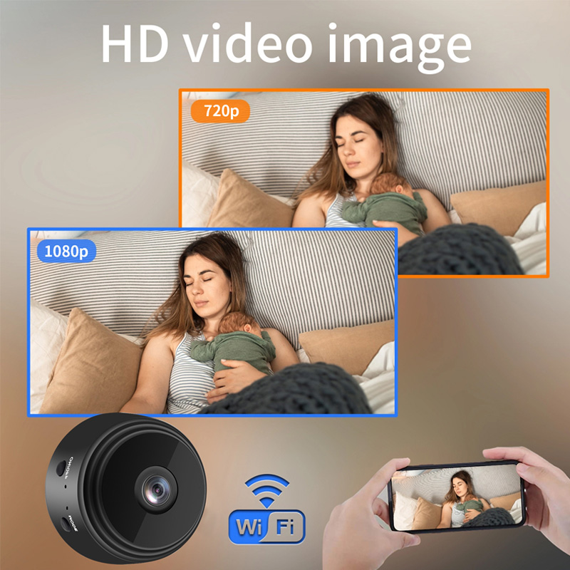 1080P HD Mini WiFi Camera Baby - Wearable Baby Monitor 리뷰 및 가격