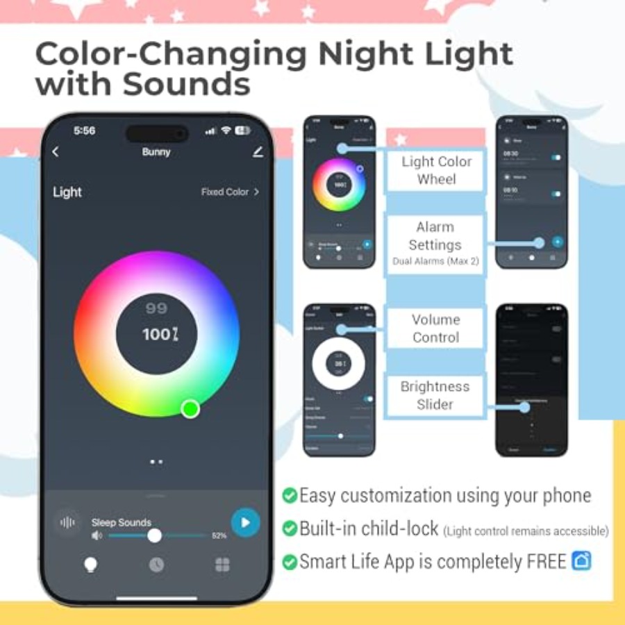 Sleep Trainer with App Control - Sound Sleep Trainer Clock 리뷰 및 가격