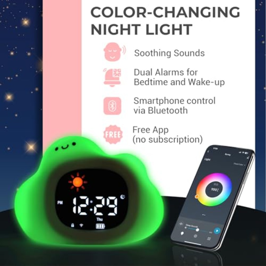 Sleep Trainer with App Control - Sound Sleep Trainer Clock 리뷰 및 가격