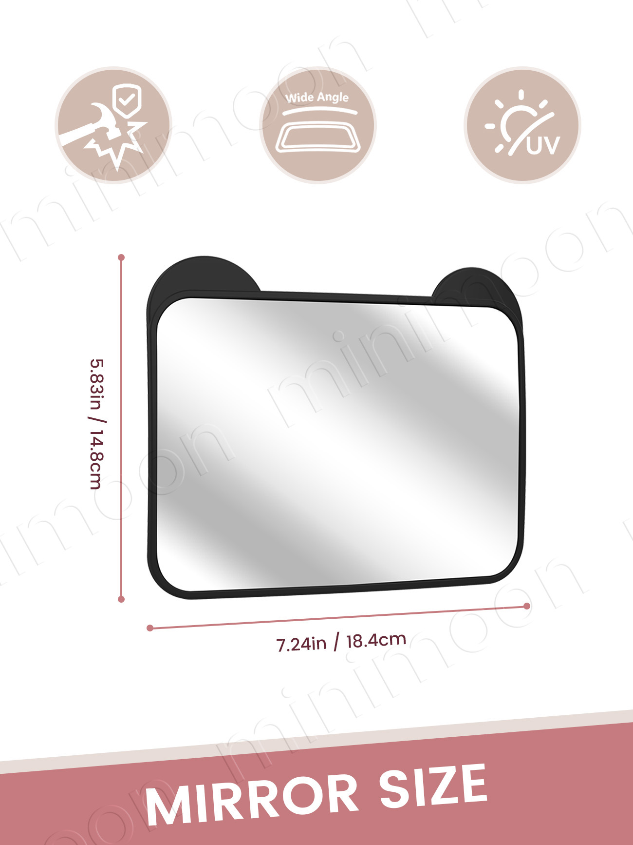 Cute Bear-Ear Car Seat Mirror, - Wearable Baby Monitor 리뷰 및 가격