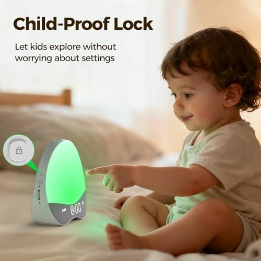 Ok to Wake Alarm Clock for , S - Sound Sleep Trainer Clock 리뷰 및 가격