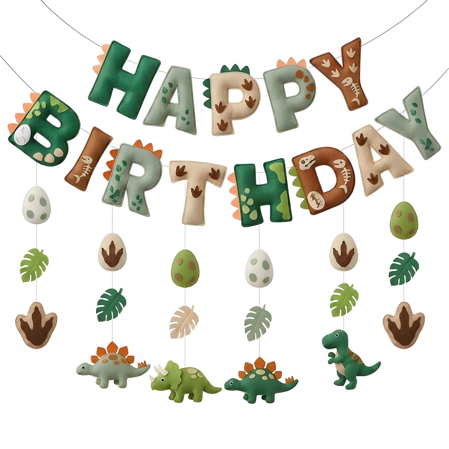 2D Felt Green Cute Dinosaur Th - Baby Nursery Hanging Decor 리뷰 및 가격